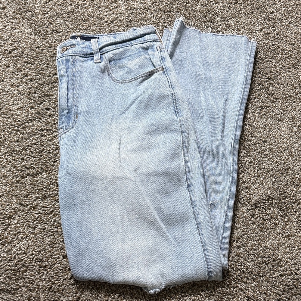 Hollister Light Blue Straight Leg Women's Jeans